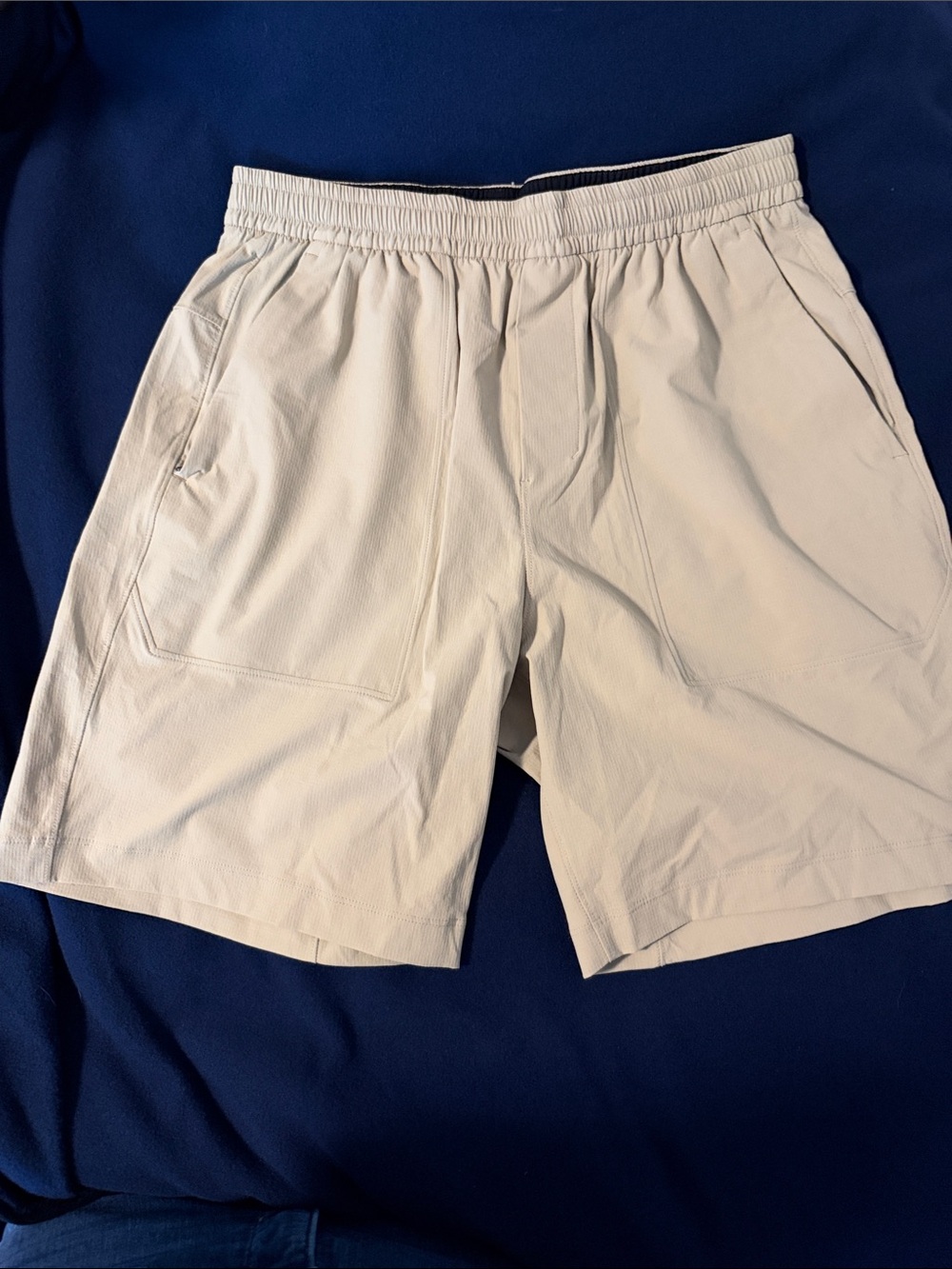 lululemon athletica Men's Light Beige Athletic Shorts